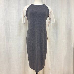 LuLaRoe Julia - Bodycon Baseball Tee Dress - Super soft